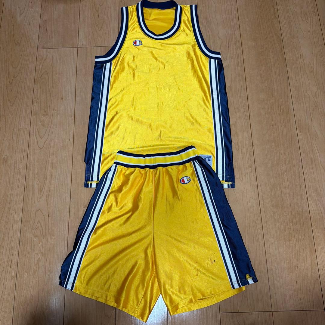 Champion バスケットボール部 ユニフォーム 上下セット S 光沢 (2/9)