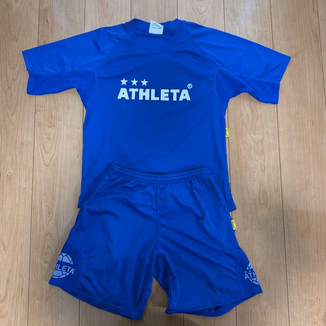 ATHLETA アスレタ ユニフォーム 上下セット ブルー Mサイズ (2/9)