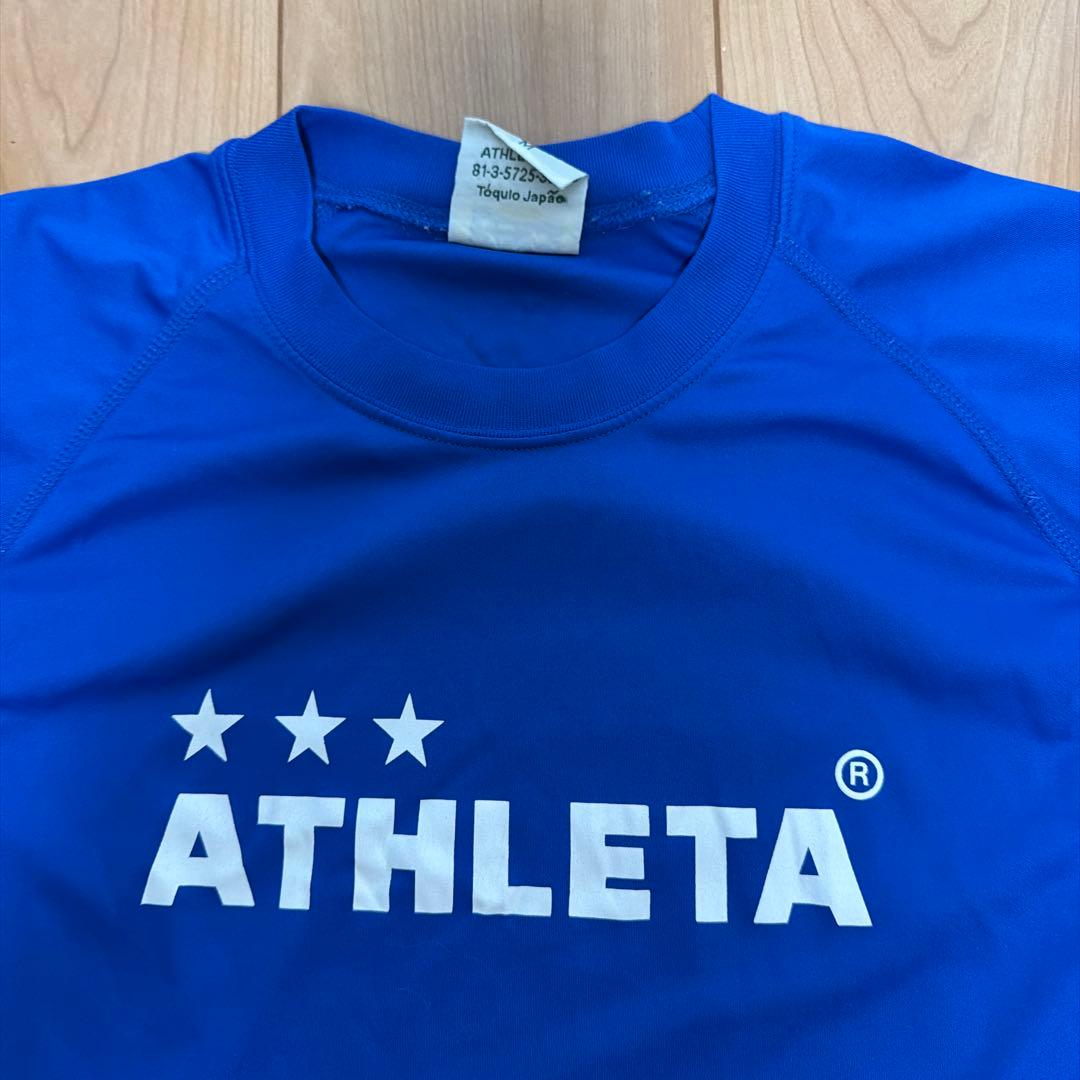 ATHLETA アスレタ ユニフォーム 上下セット ブルー Mサイズ (3/9)