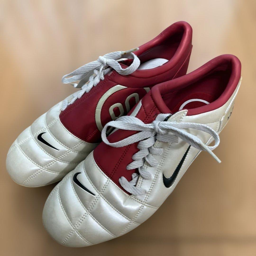 Nike Tital 90 III サッカーシューズ ホワイト/レッド 27.5 (1/6)