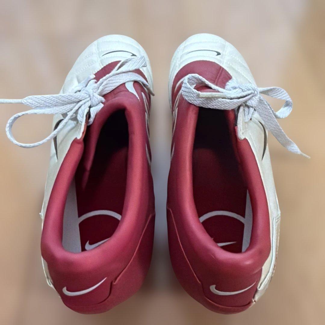 Nike Tital 90 III サッカーシューズ ホワイト/レッド 27.5 (3/6)