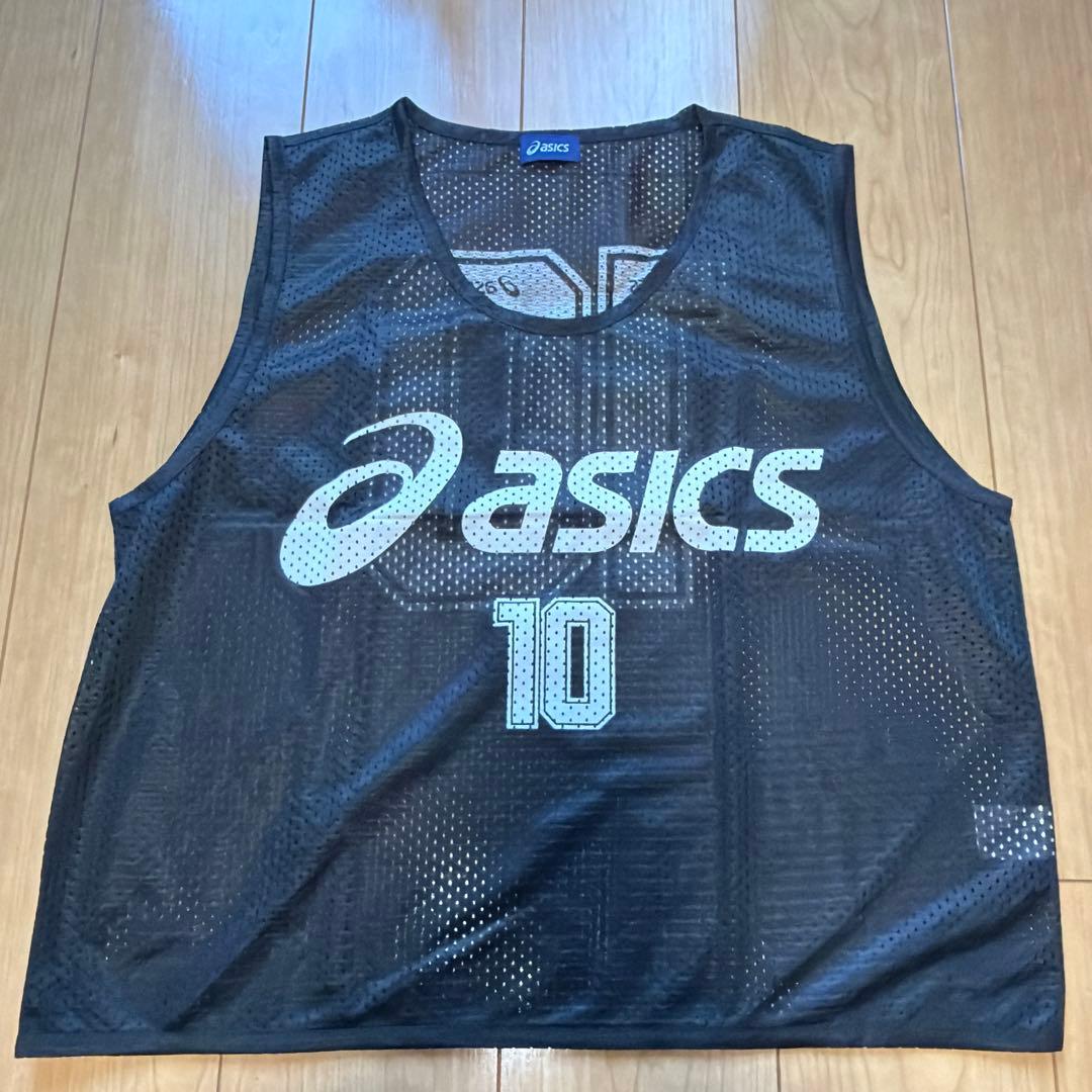 asics サッカー メッシュ ビブス 黒 サイズF (2/4)