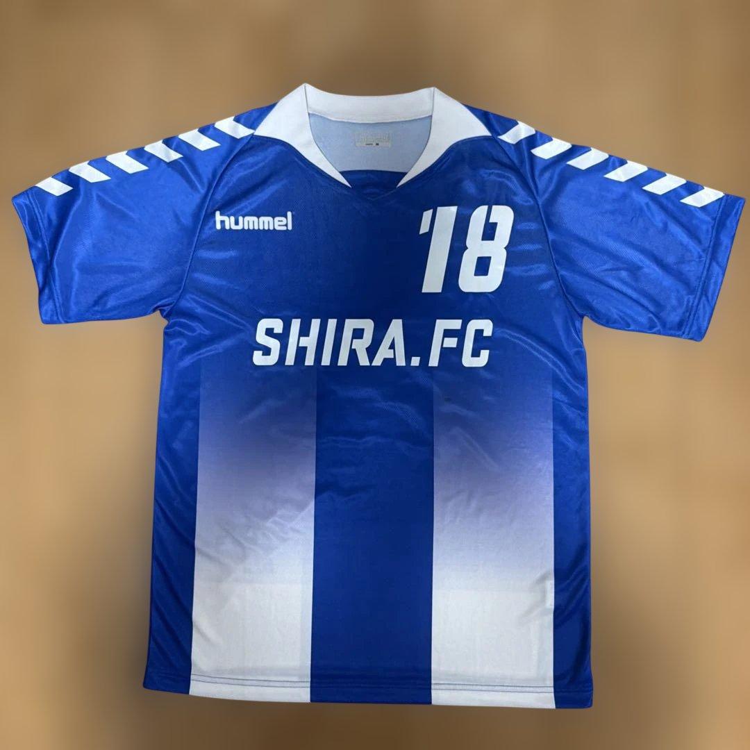 タグ付き SHIRA.FC サッカー ユニフォーム 上下セット (3/9)