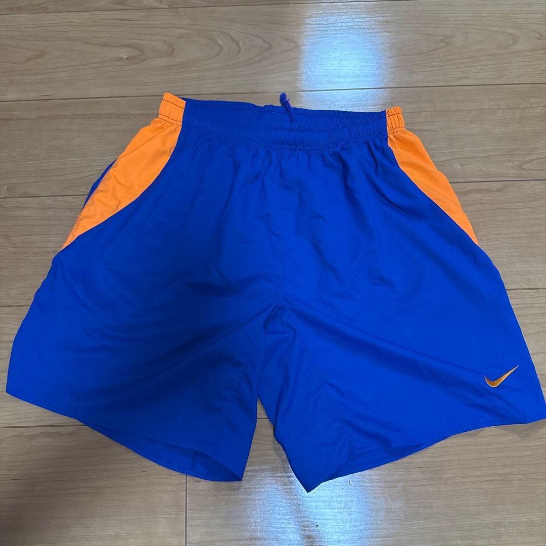 Nike メンズ XL サッカー パンツ 青・オレンジ (2/4)