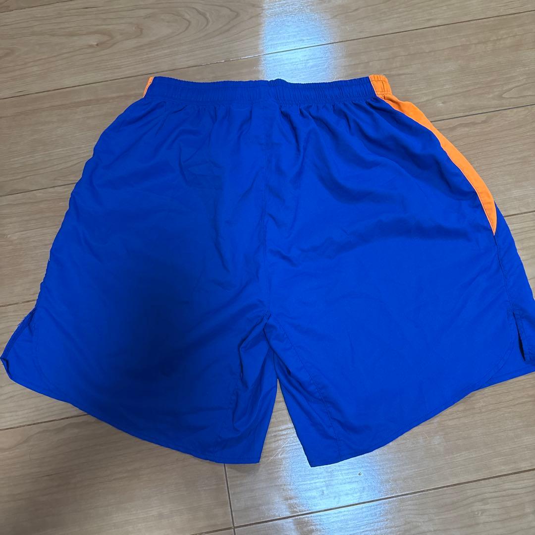 Nike メンズ XL サッカー パンツ 青・オレンジ (3/4)