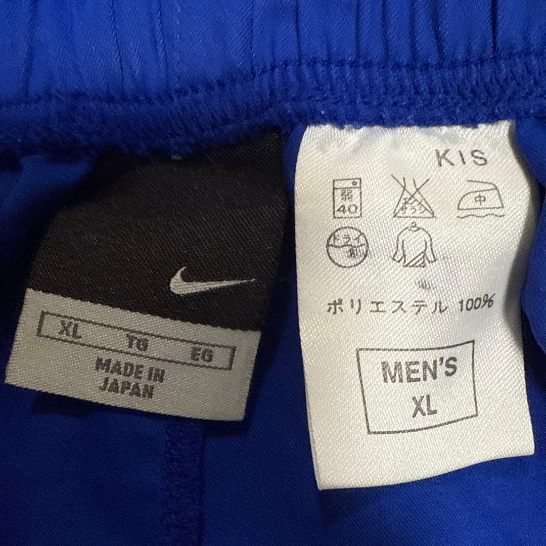 Nike メンズ XL サッカー パンツ 青・オレンジ (4/4)