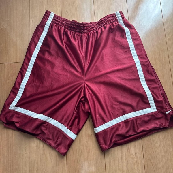 Nike バスケットボールパンツ バーガンディ 光沢