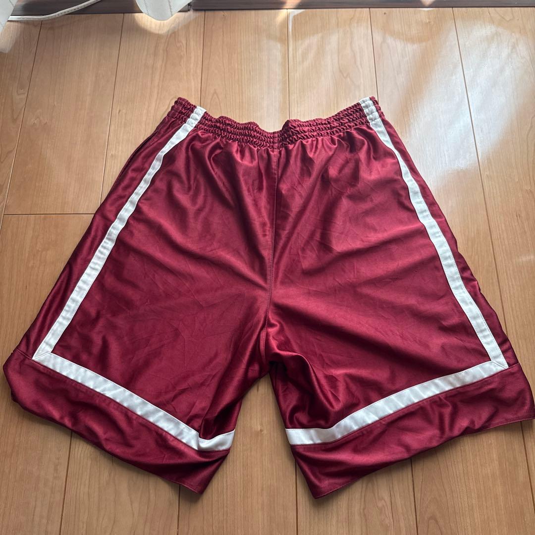 Nike バスケットボールパンツ バーガンディ 光沢 (2/4)