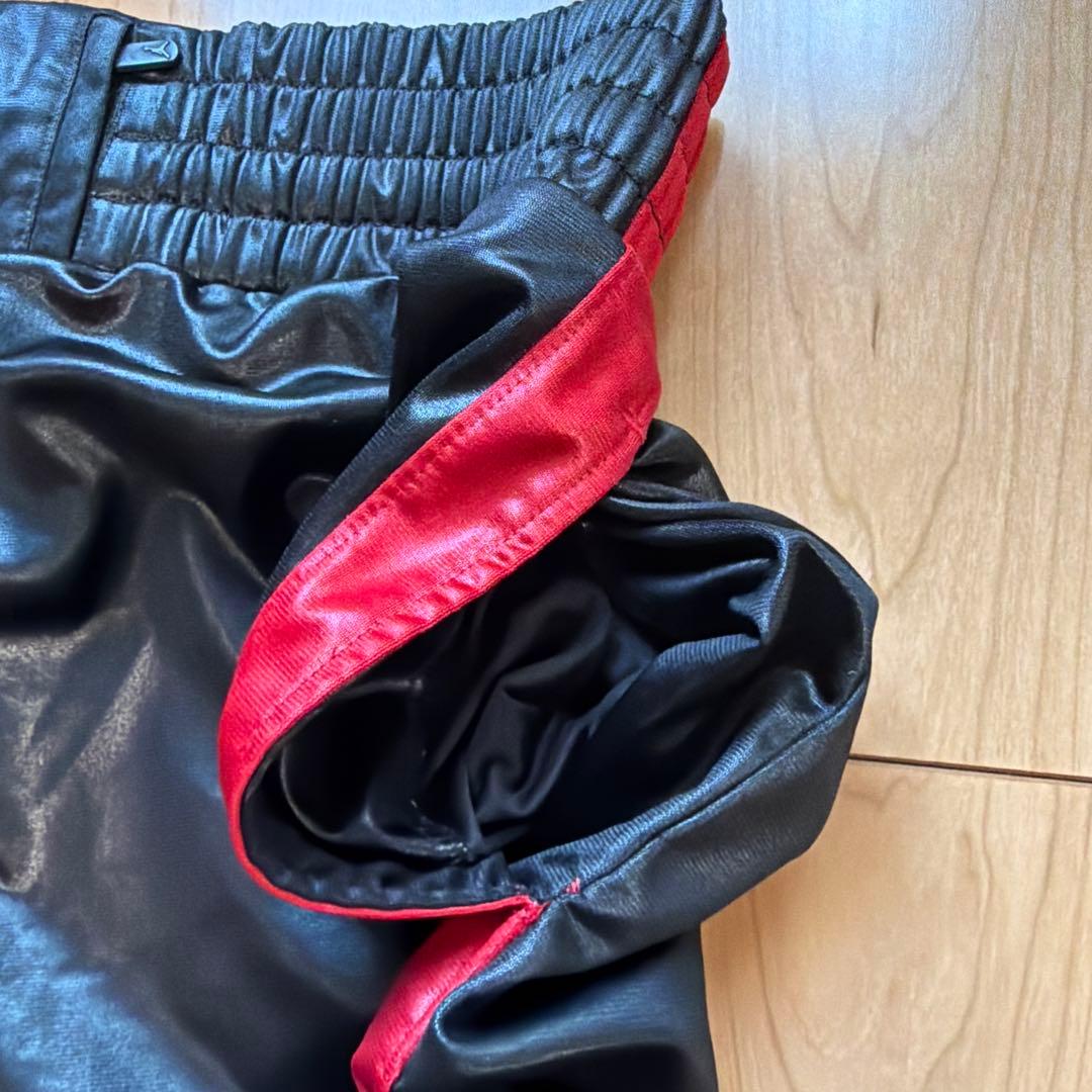 激レア Jordan バスケットボールパンツ L ブラック/レッド 光沢 (6/7)