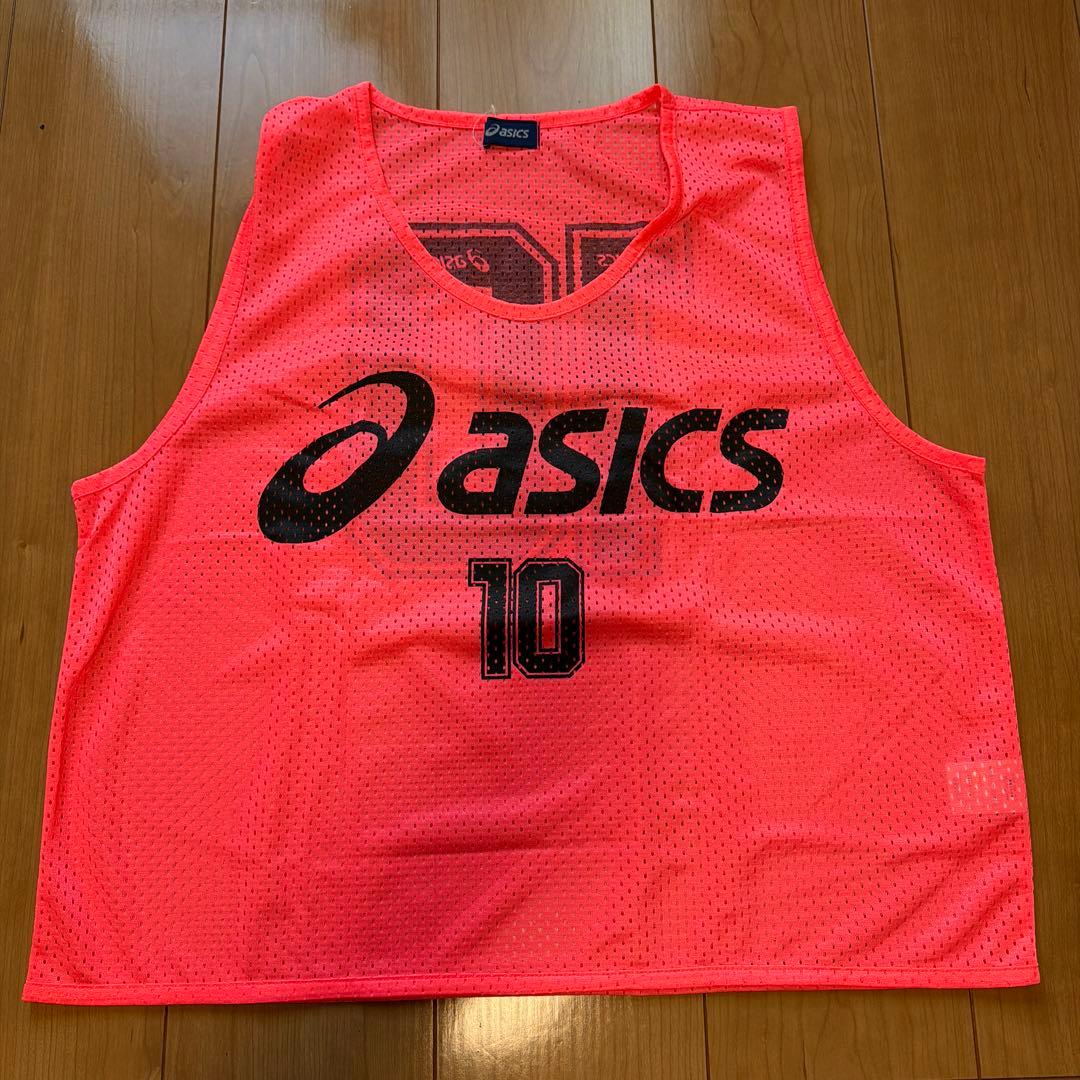 asics サッカー用ビブス Fサイズ ピンク (2/2)