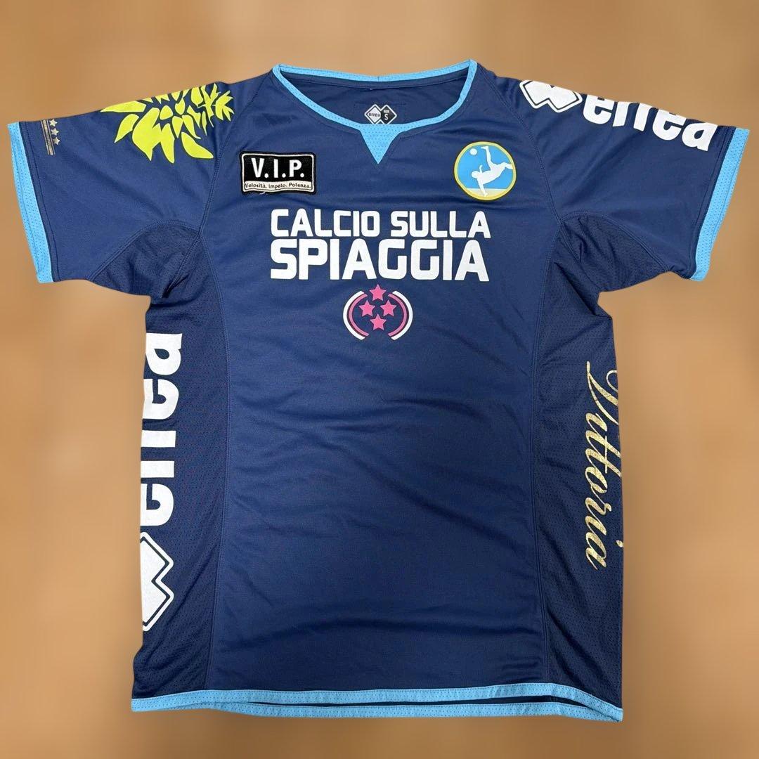 errea サッカー CALCIO SULLA SPIAGGIA シャツ ネイビ (2/7)
