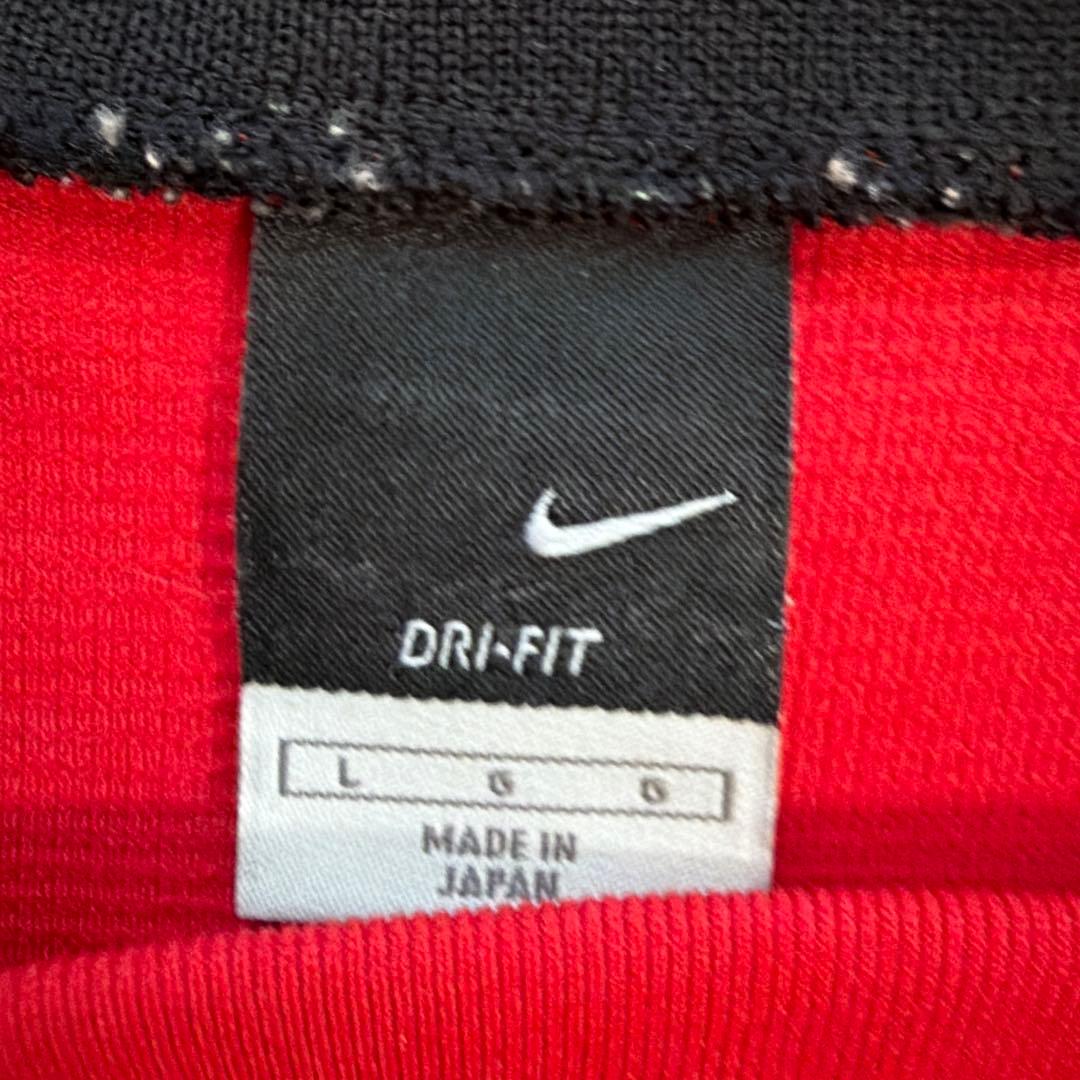 Nike Dri-FIT サッカーユニフォーム 上下セット L レッド/ブラック (4/9)