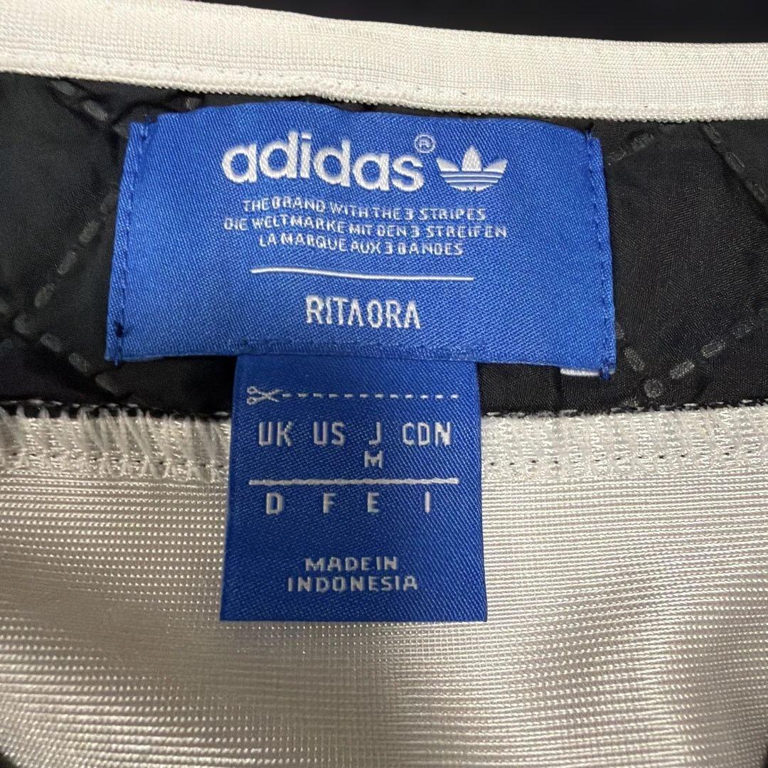 adidas ritaora ワンピース レディース M ホワイト/ブラック (4/8)
