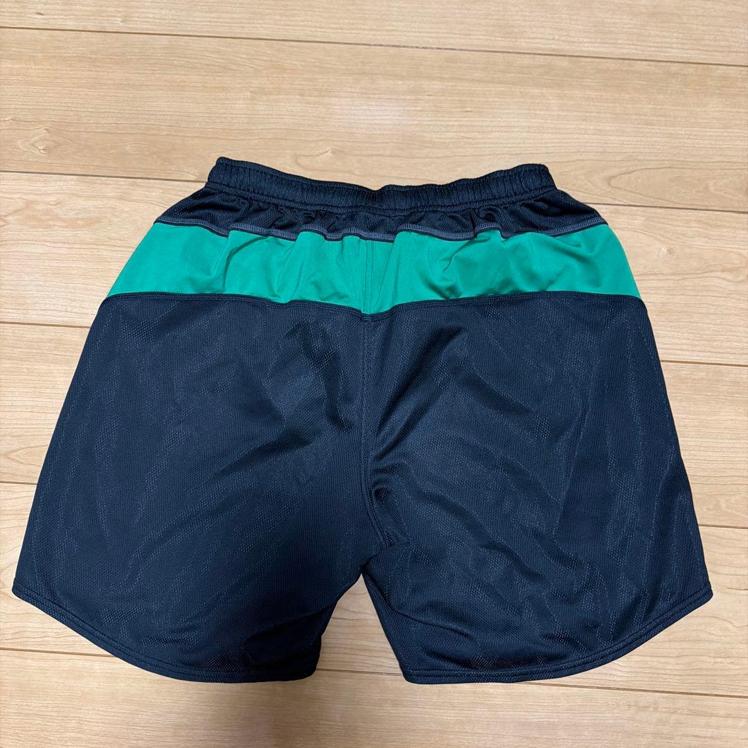 ATHLETA サッカー ユニフォーム 上下 インナー フルセット 黒/緑 L (5/8)