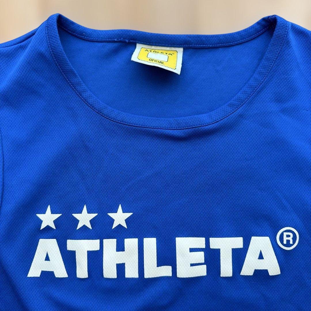 ATHLETA ノースリーブ タンク ブルー (2/3)