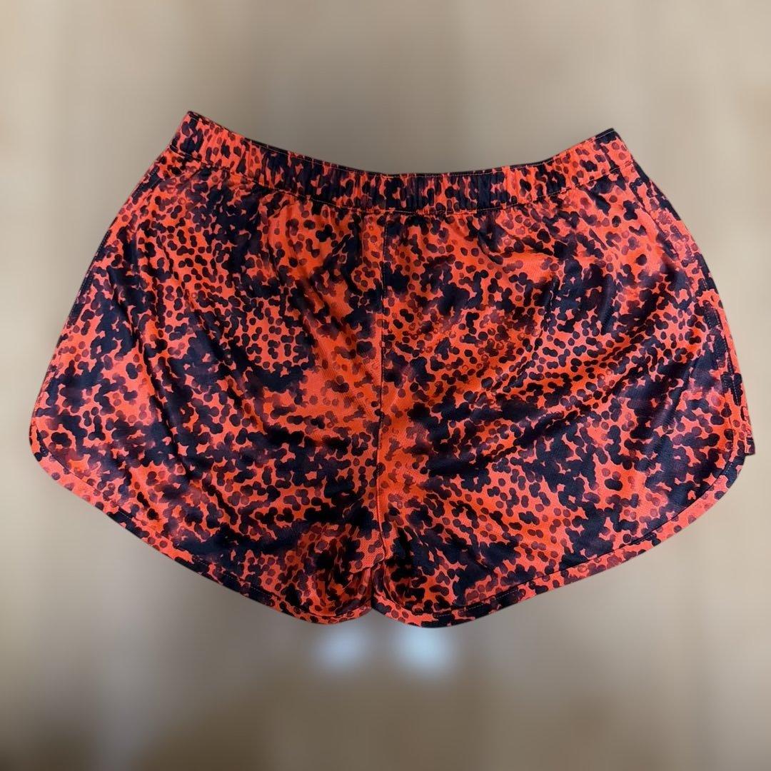 adidas climalite レディース レッド ヒョウ柄 ランニングパンツ (3/8)