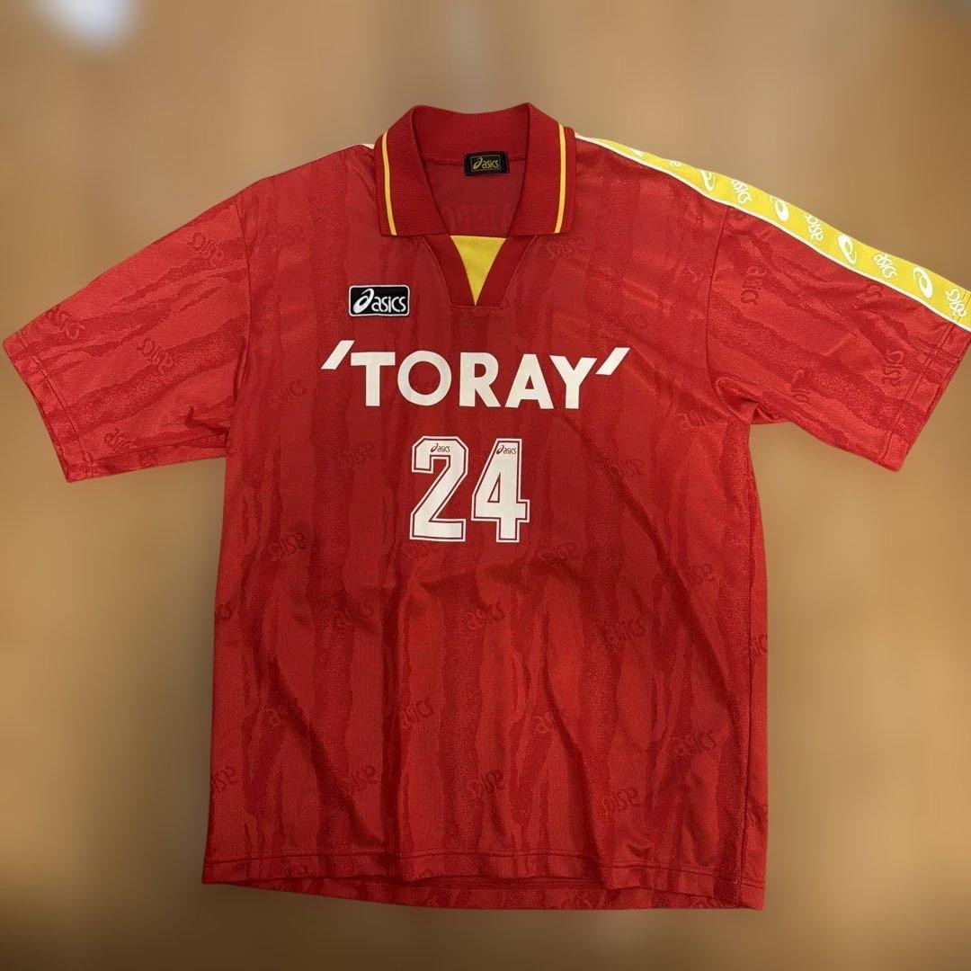 asics TORAY フットサル ユニフォーム 上下セット 24番 メンズL (3/9)