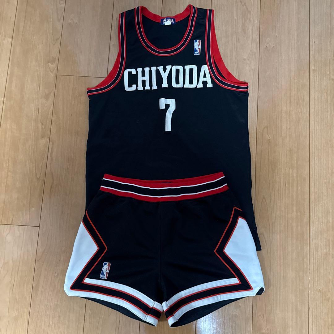 レトロ NBA CHIOYDA ユニフォーム サイズLL 番号7 上下 セット (2/4)