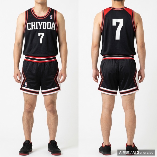 レトロ NBA CHIOYDA ユニフォーム サイズLL 番号7 上下 セット