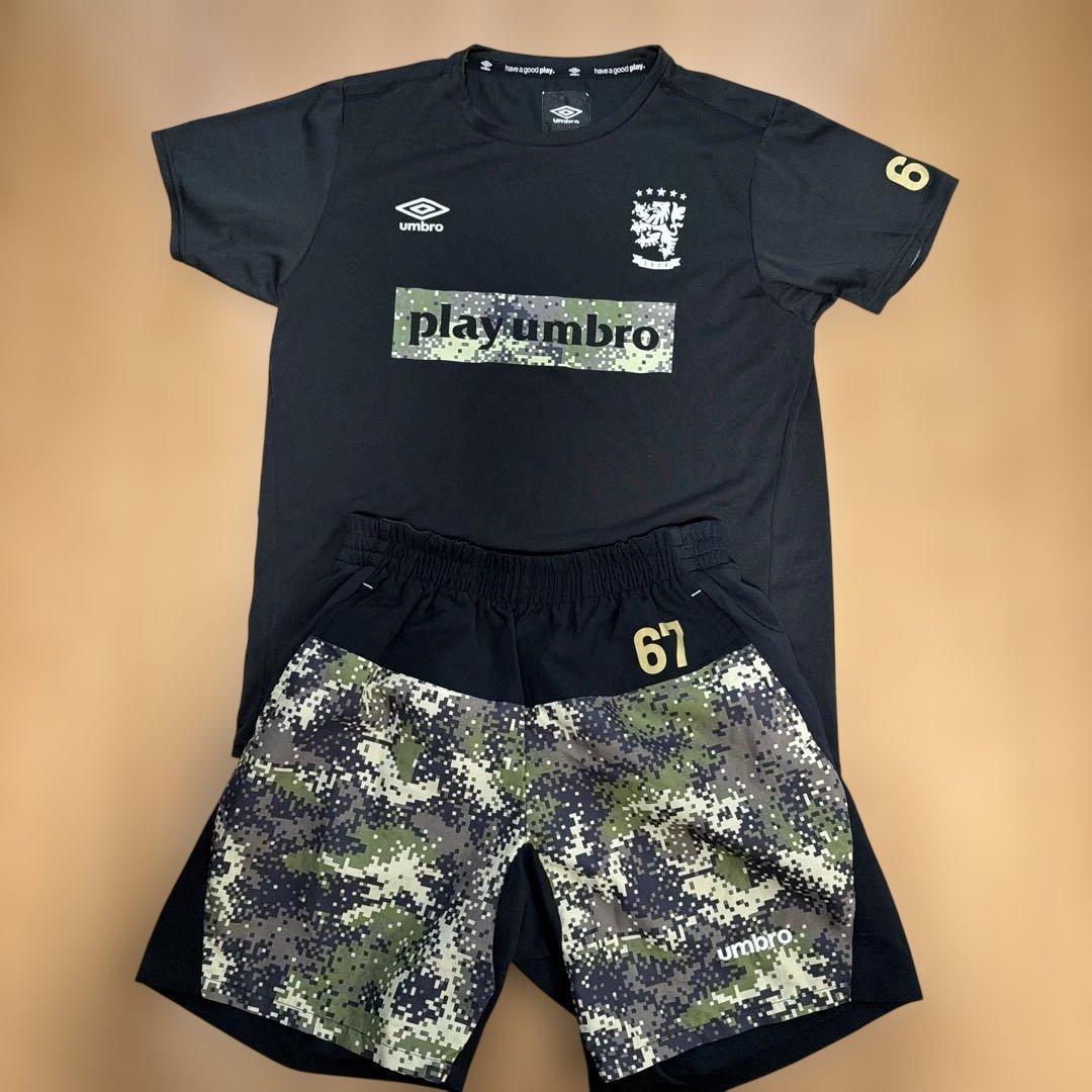 umbro 京都大学 サッカー サークル ユニフォーム 上下セット 67番 (1/8)