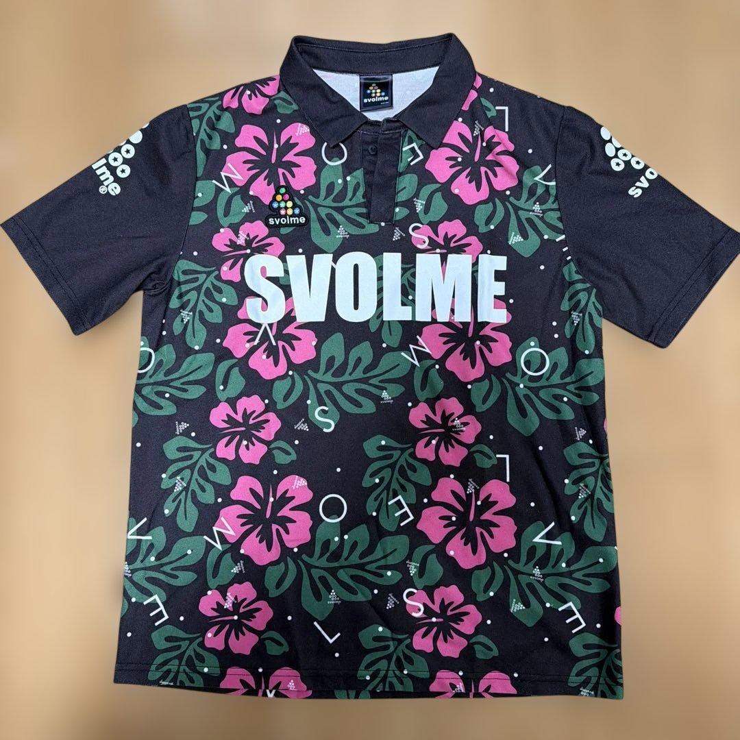 SVOLME 花柄シャツ Sサイズ 黒/ピンク (2/4)
