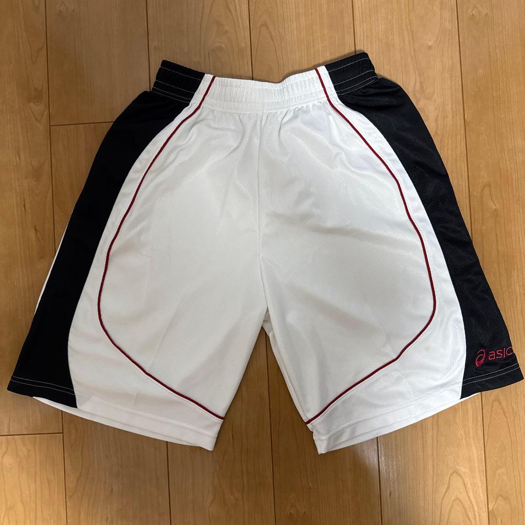 asics バスケットボールパンツ M ホワイト/ブラック (2/4)