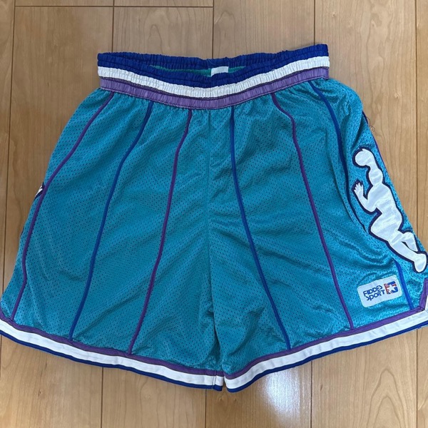 ターコイズ メッシュ バスケットボールパンツ