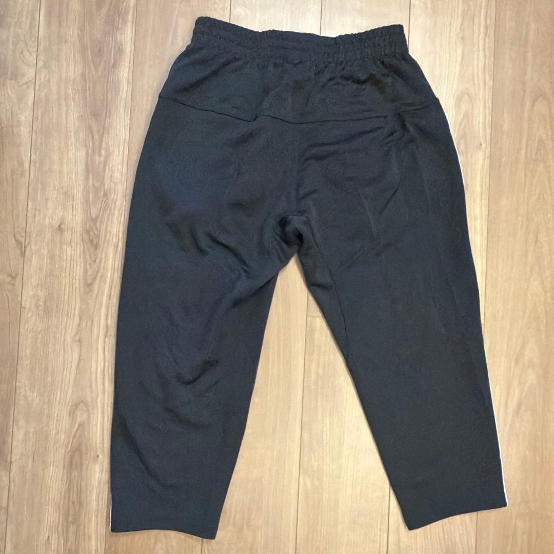adidas 七分丈 ブラックジャージパンツ M (3/5)