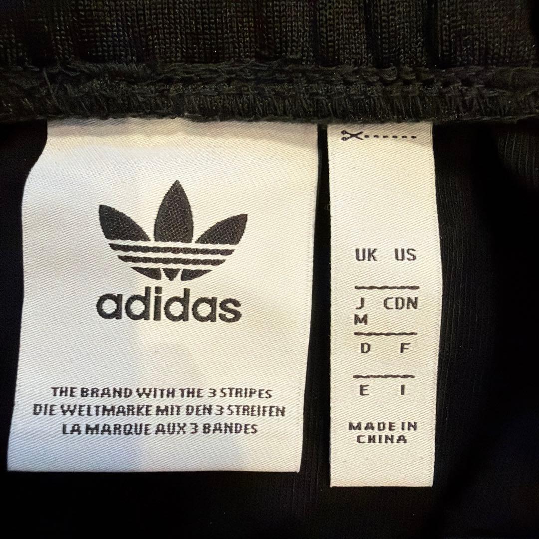 adidas 七分丈 ブラックジャージパンツ M (4/5)