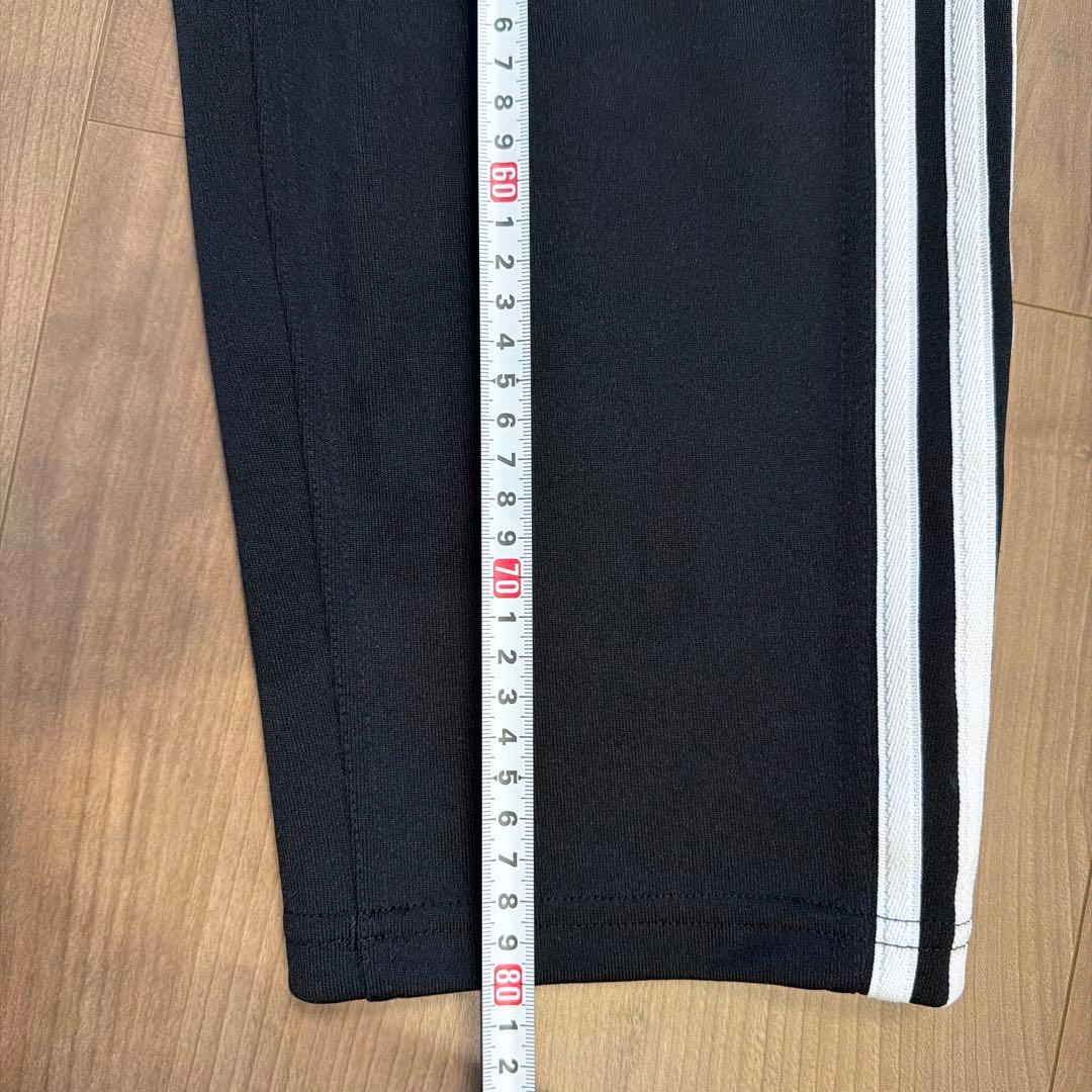 adidas 七分丈 ブラックジャージパンツ M (5/5)