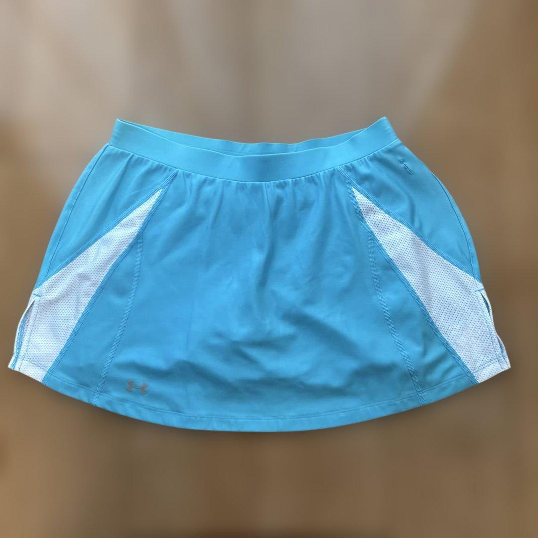 UNDER ARMOUR テニス レディース ライトブルー スコート (2/6)