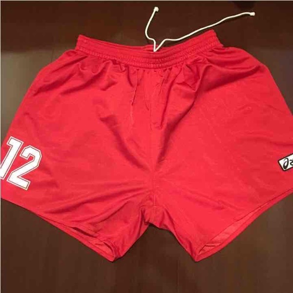 専用 アシックスサッカーパンツ番号12 ヒュンメルサッカーパンツ9番