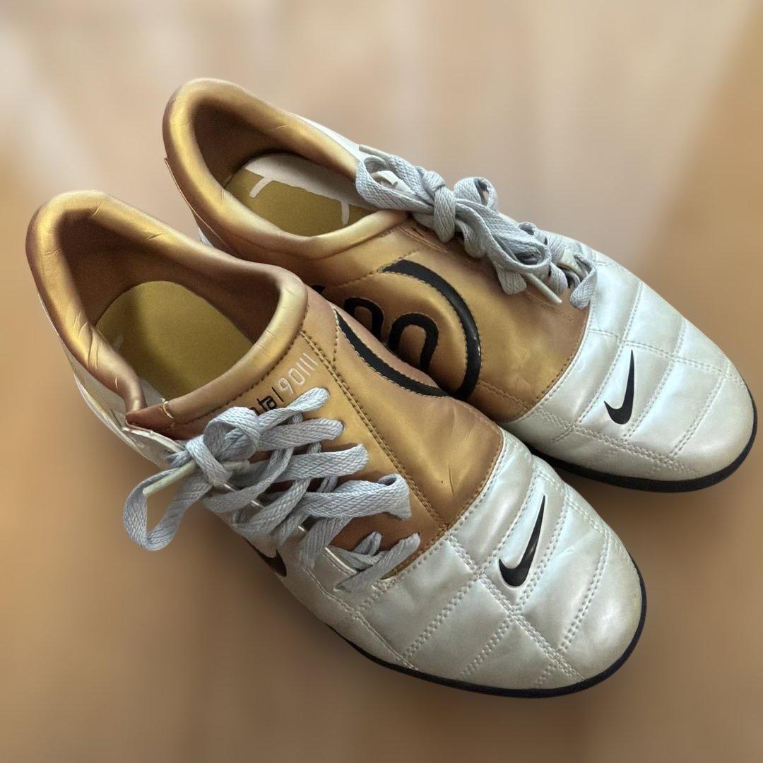 Nike Total 90 III シューズ ホワイト/ゴールド 27cm (2/5)