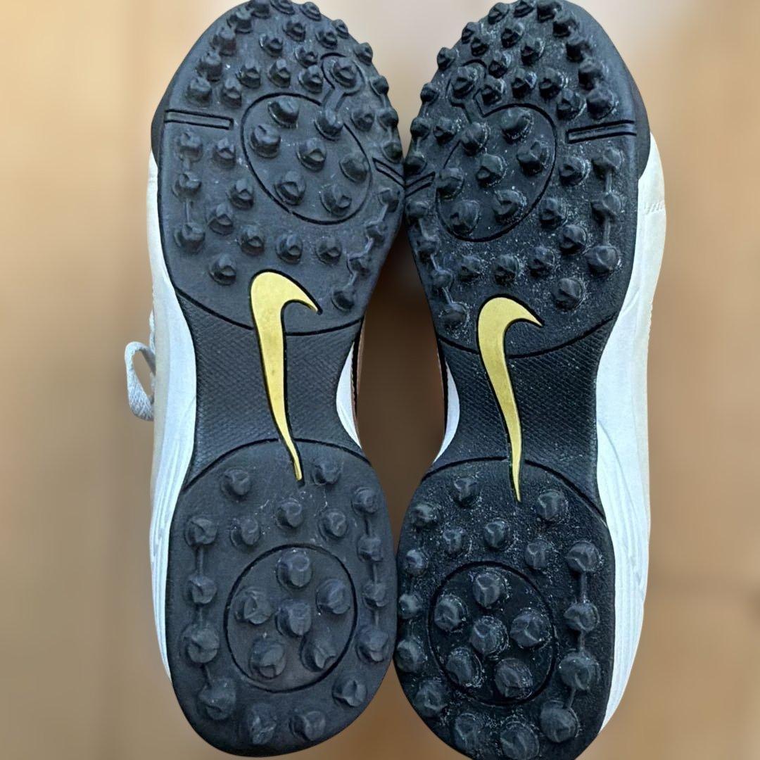 Nike Total 90 III シューズ ホワイト/ゴールド 27cm (4/5)