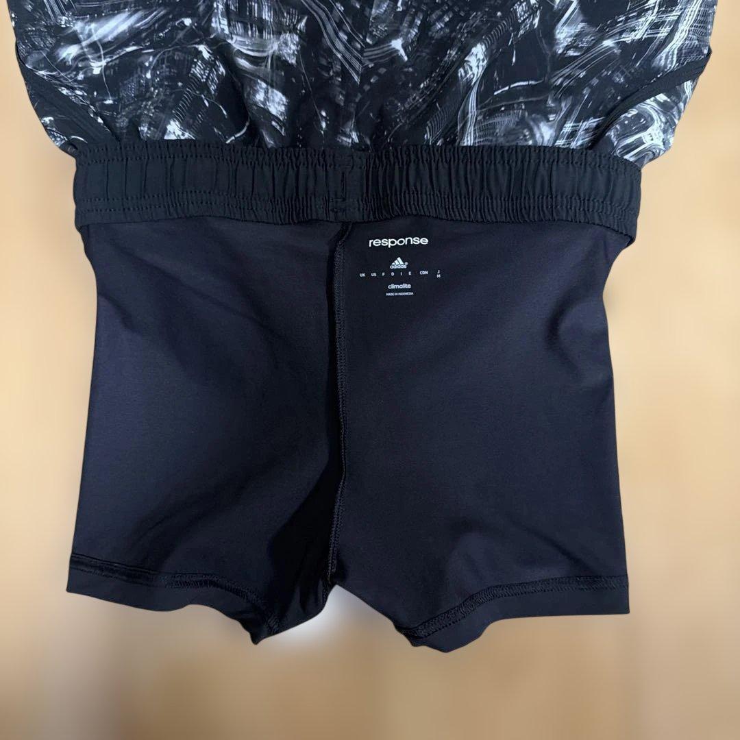 adidas response レディース M ランニングパンツ 黒白 (4/6)