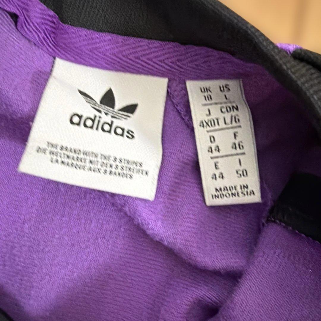 adidas パープル ストライプ オールインワン 4XOT (3/8)