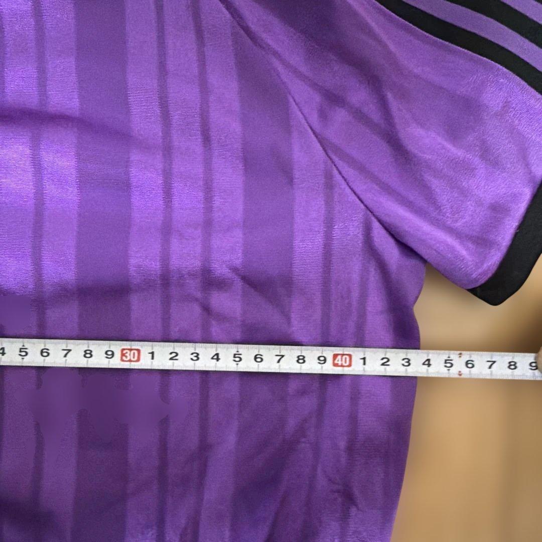 adidas パープル ストライプ オールインワン 4XOT (4/8)