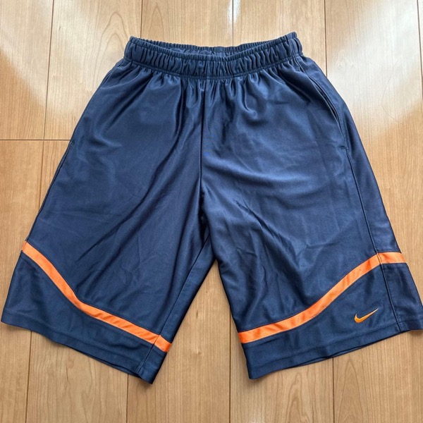 Nike バスケットボールパンツ レディース ネイビー/オレンジ