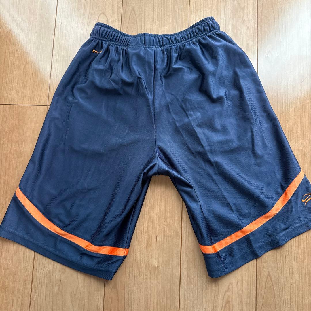Nike バスケットボールパンツ レディース ネイビー/オレンジ (2/5)