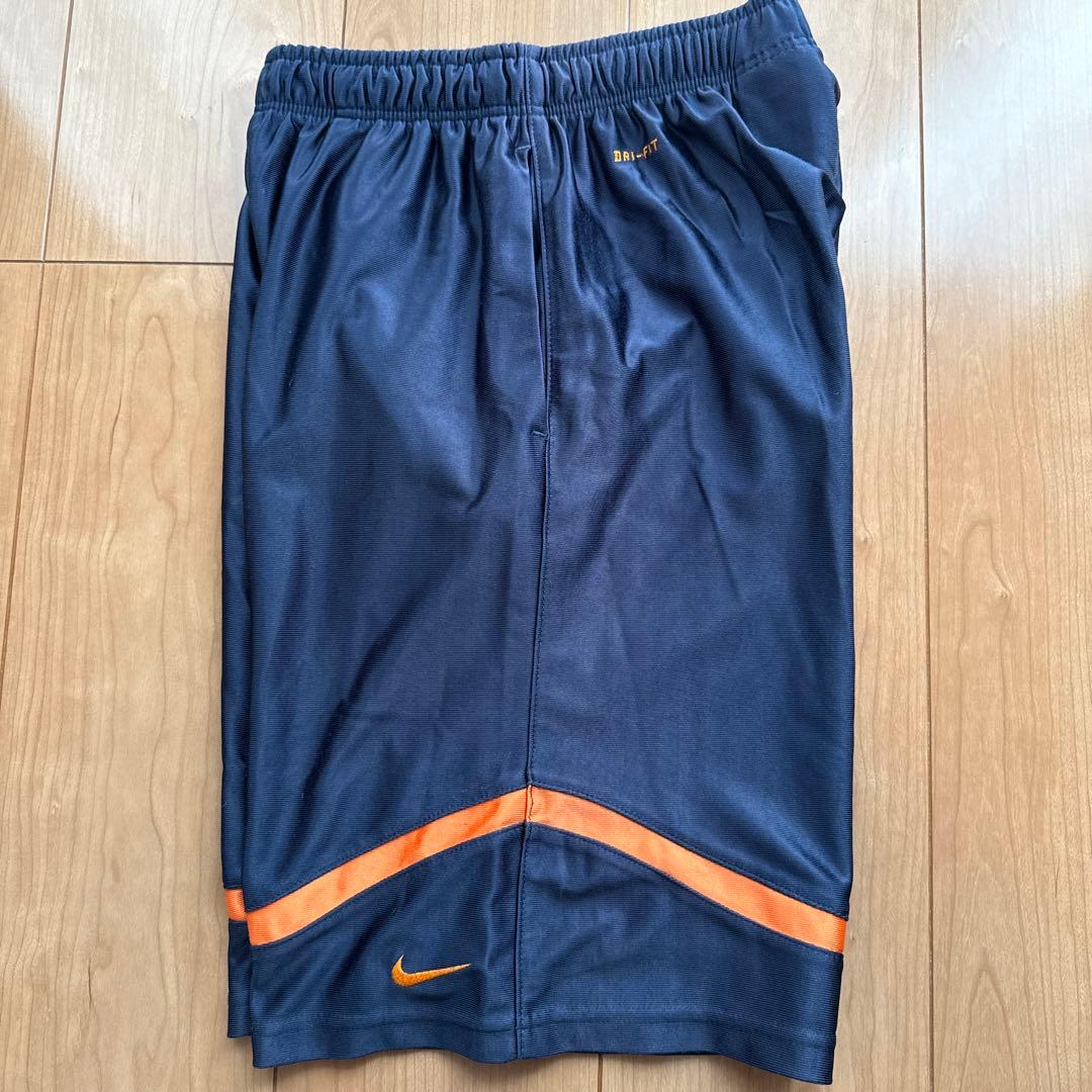 Nike バスケットボールパンツ レディース ネイビー/オレンジ (5/5)