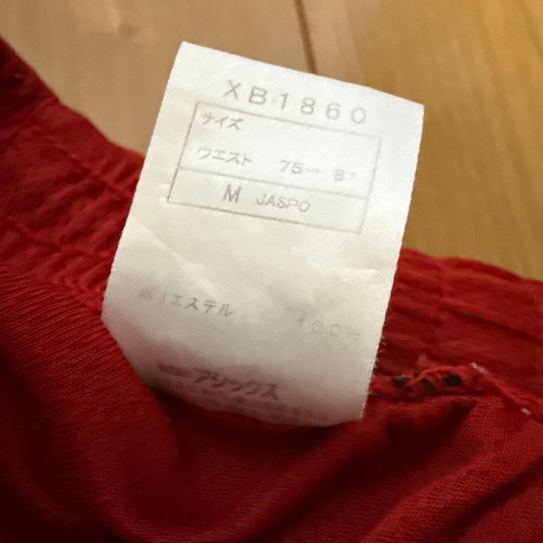 asics バスケットボールパンツ Mサイズ 赤 (4/4)