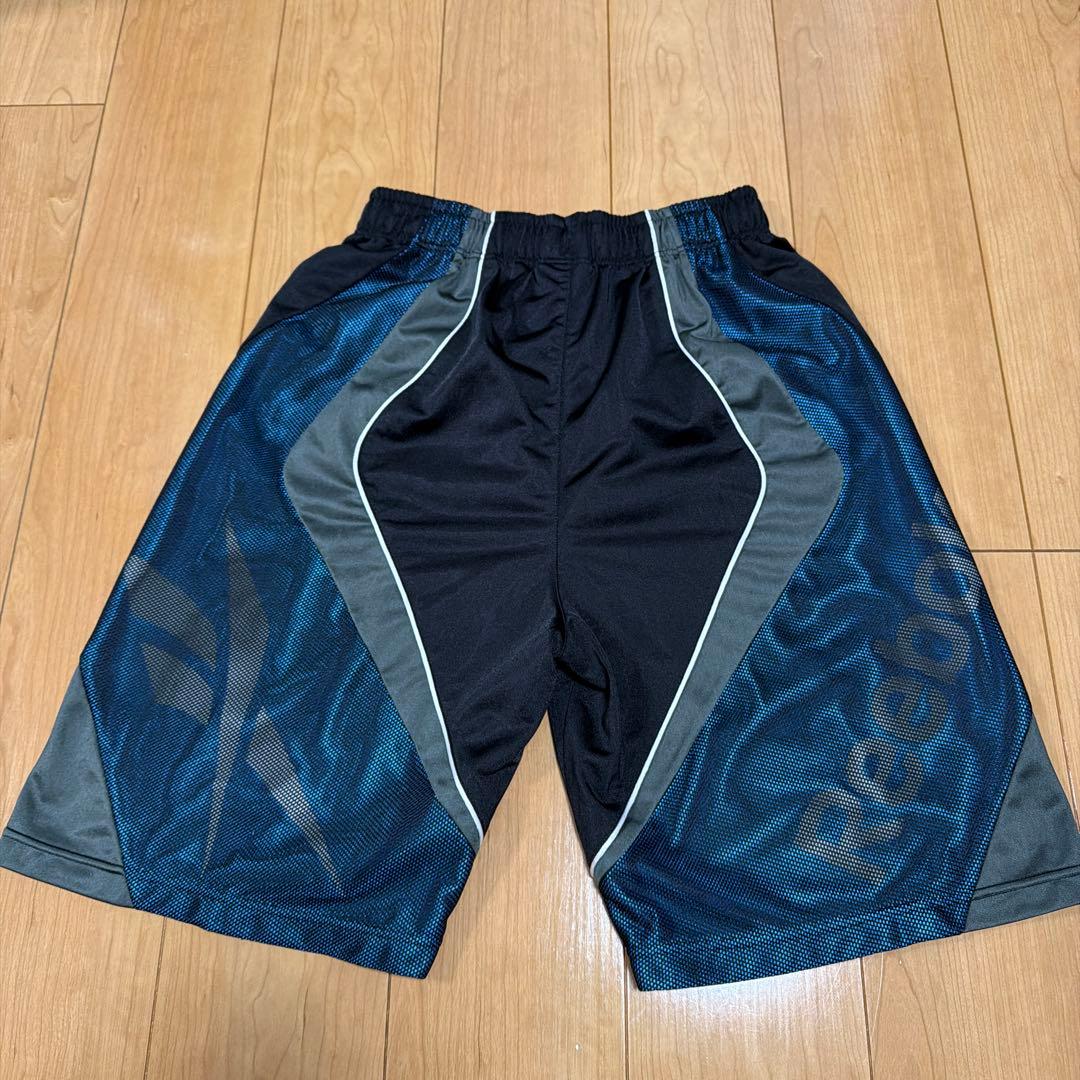 Reebok バスケットボールパンツ 黒/青 (3/6)