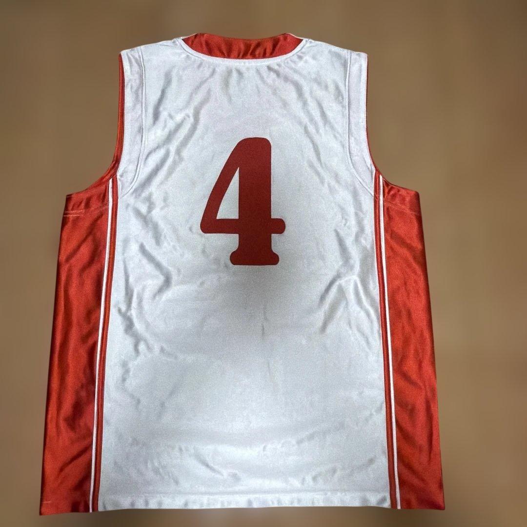 保谷高校 4 バスケットボールユニフォーム 上下セット Tシャツ付 (7/8)