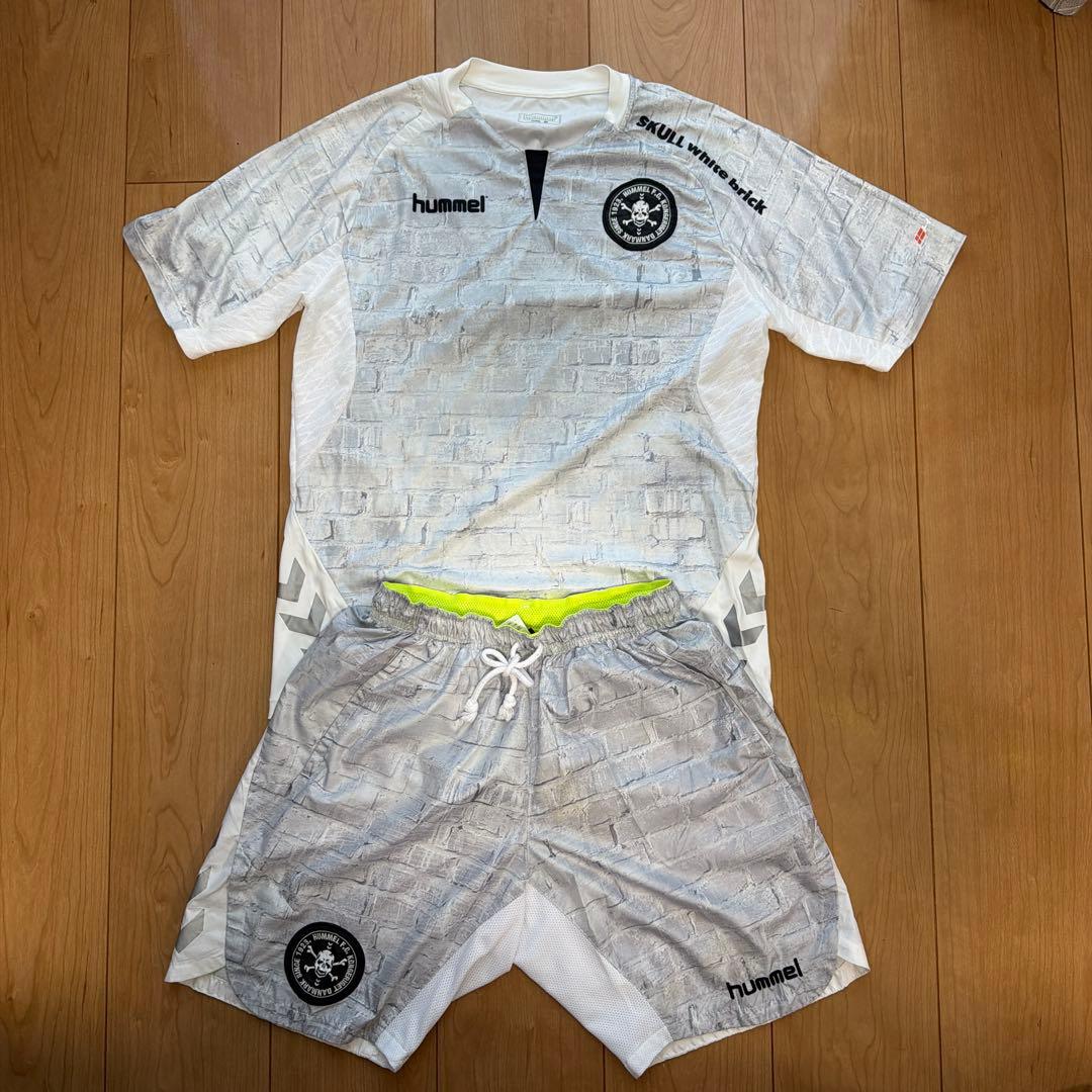 hummel FC Skull サッカーユニフォーム 上下 Mサイズ ホワイト (2/9)