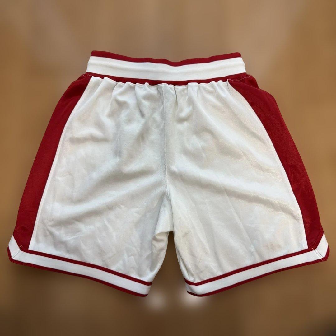 Nike バスケットボールパンツ Lサイズ ホワイト/レッド (2/5)