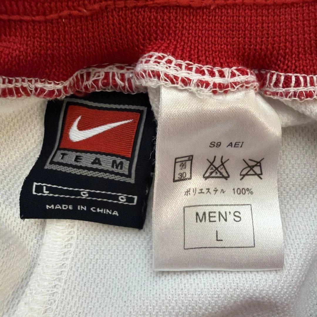 Nike バスケットボールパンツ Lサイズ ホワイト/レッド (3/5)
