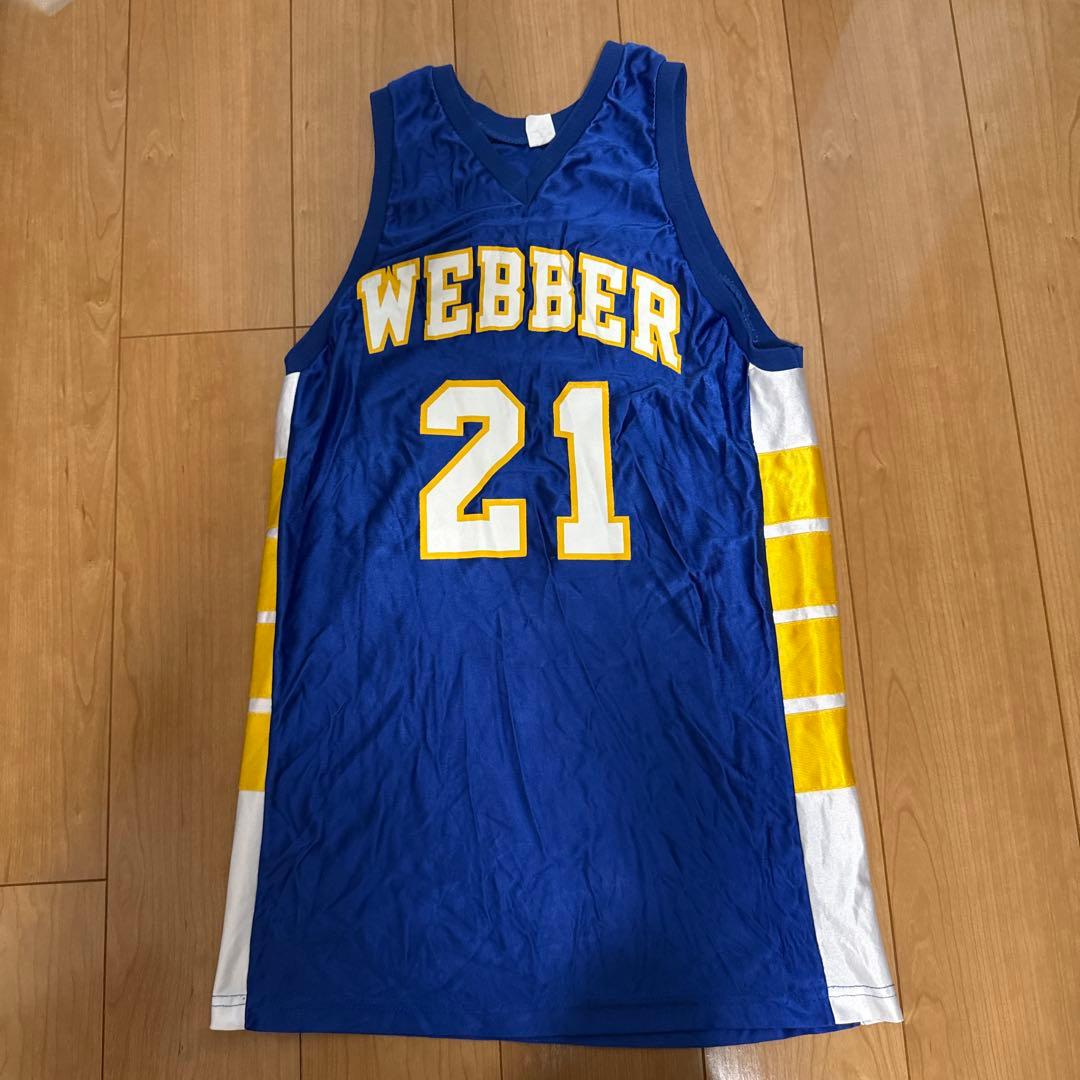 WEBBER バスケットボールユニフォーム タンクトップ 光沢 (1/4)